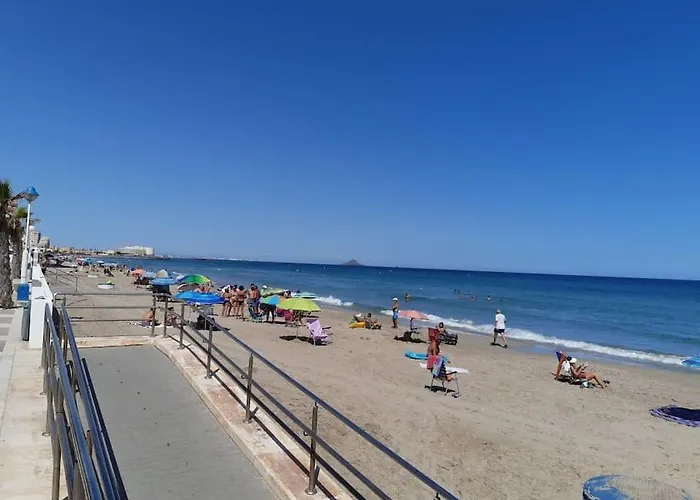 Cosy Flat With A Large Terrace Facing The Sea Lejlighed La Manga